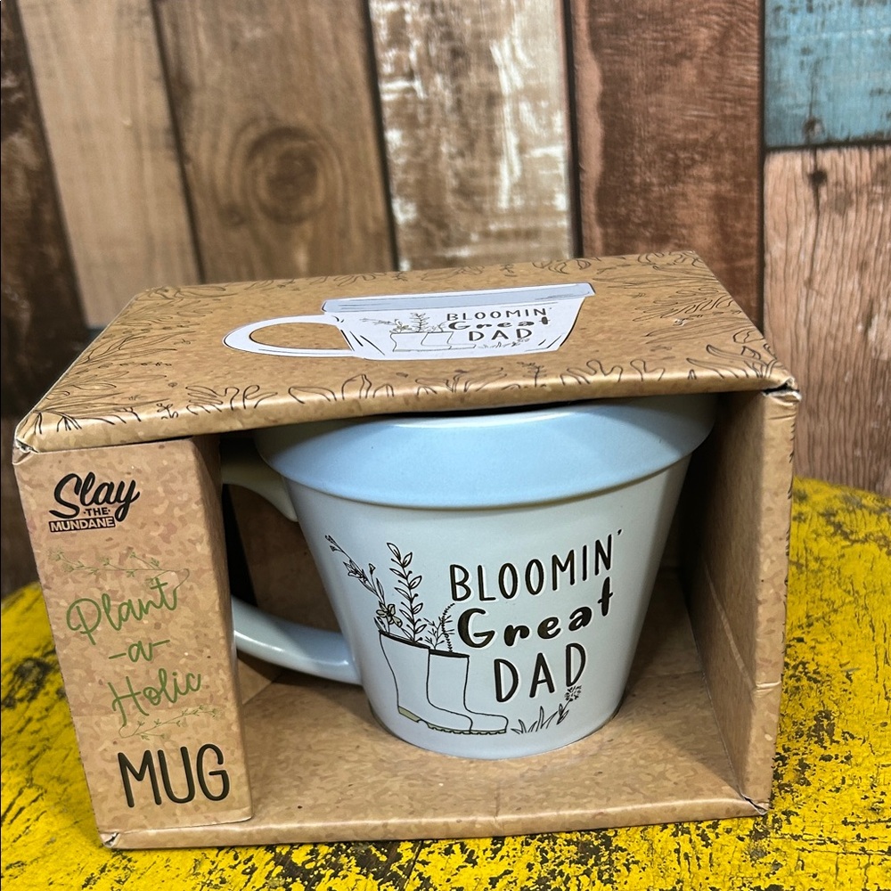Blue 'Bloomin' Great Dad' Mug